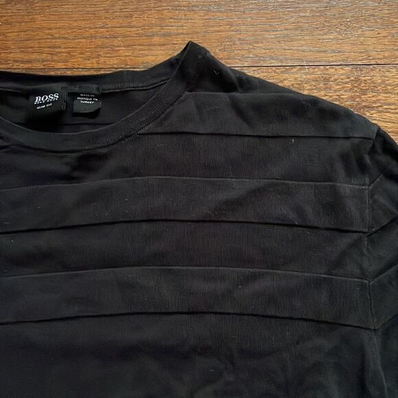BOSS Hugh Boss Black Slim Fit Sweater - Picture 2 of 7